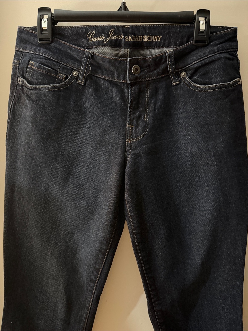Guess Navy Skinny Jeans for Women Size 29 - Picture 2 of 15